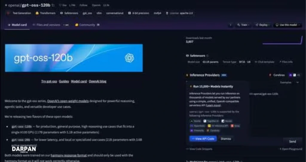 OpenAI gpt oss 20b