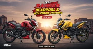 TVS Raider Deadpool & Wolverine Editions