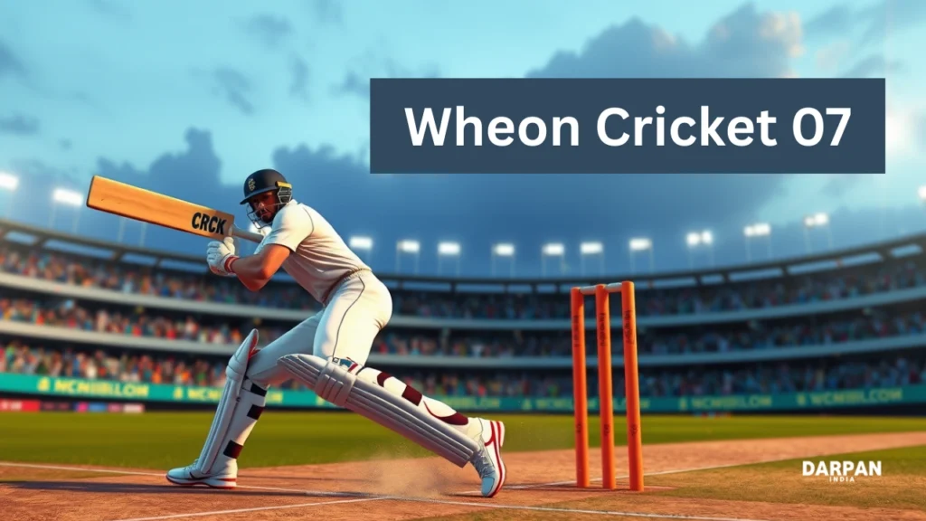 classic wheon cricket 07 gameplay showing players