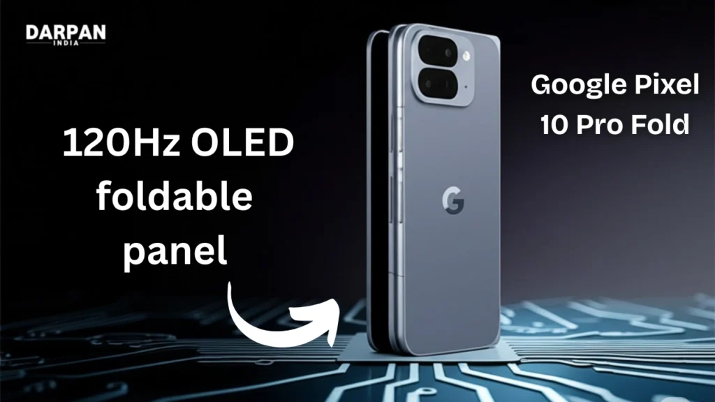 google pixel 10 pro fold book-style foldable design in moonstone color