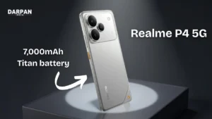 realme p4 5g camera module close-up shot