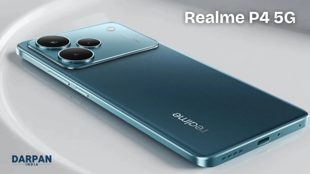 realme p4 5g side profile showing slim design