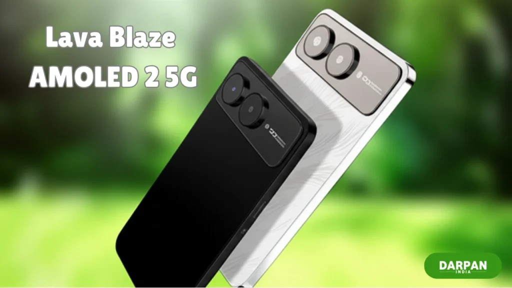 rear camera setup of lava blaze amoled 2 5g with 50mp sony sensor