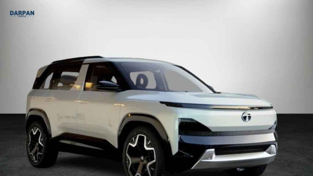 rear view of tata sierra 2025 model
