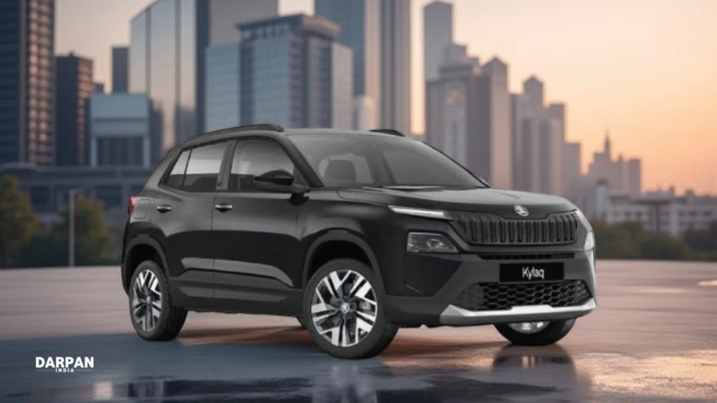 skoda kylaq limited edition side profile