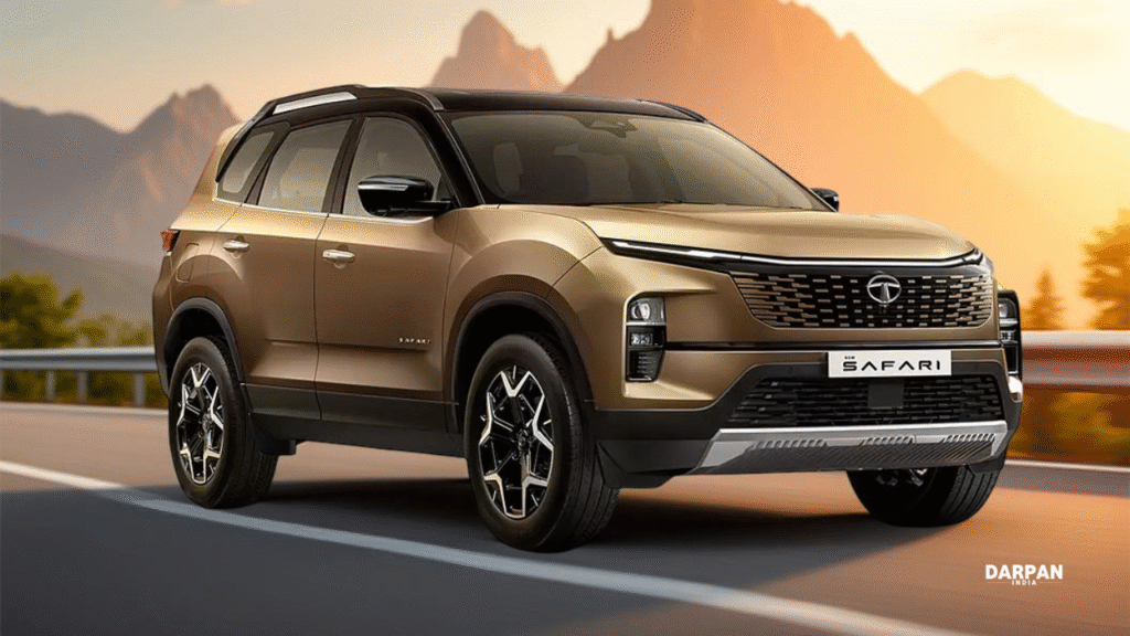 tata safari adventure x front view