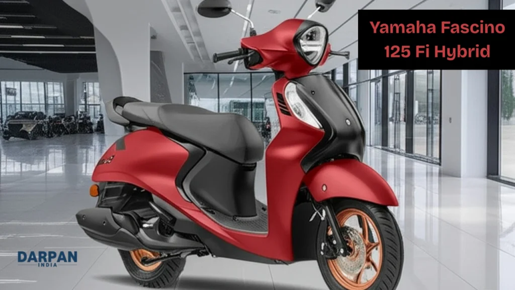 yamaha fascino 125 fi hybrid price and specifications side profile image