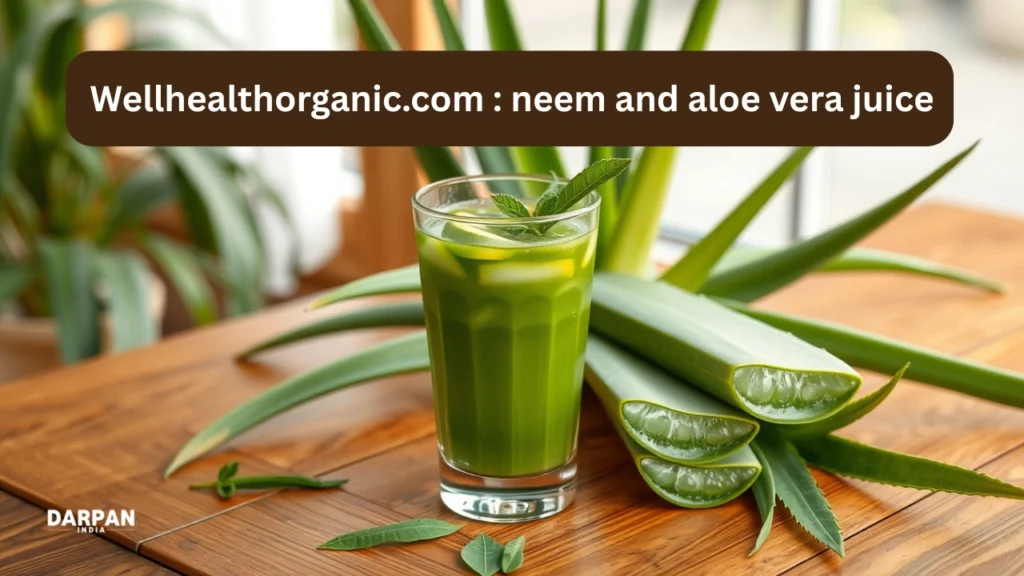 wellhealthorganic.com neem and aloe vera juice benefits